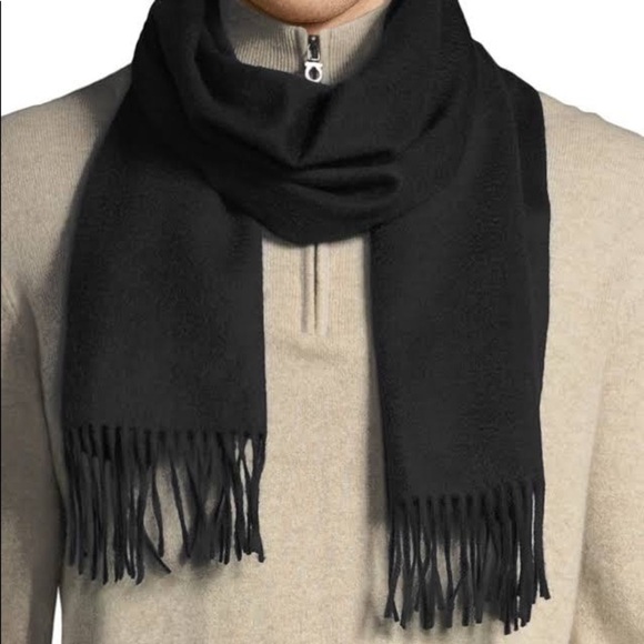 Cashmink Vegan Cashmere So Soft Classic Black Scarf - Picture 4 of 6